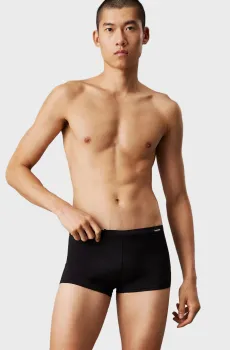 Мужские черные плавки TRUNK Черный S Calvin Klein KM0KM01114