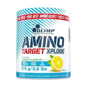 Аминокислоты Olimp Sport Nutrition Amino Target Xplode Лимон, в порошке, 275 г Аминокислоты Olimp Sport Nutrition Amino Target Xplode Лимон, в порошке, 275 г