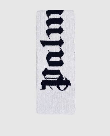 Детский голубой шарф с шерстью и кашемиром