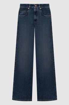 Синие джинсы с патчем