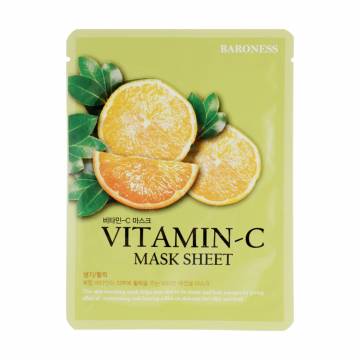 Тканевая маска для лица Baroness Vitamin C Mask Sheet с витамином С, 21 г