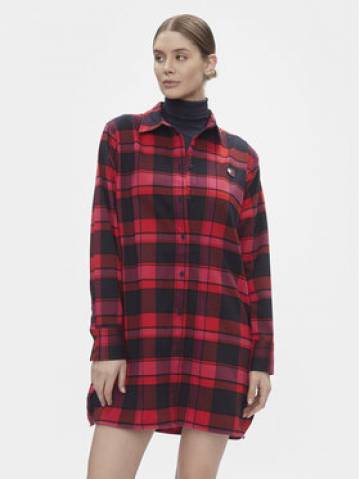 Tommy Jeans Сукня-сорочка DW0DW16471 Червоний Regular Fit Tommy Jeans Сукня-сорочка DW0DW16471 Червоний Regular Fit