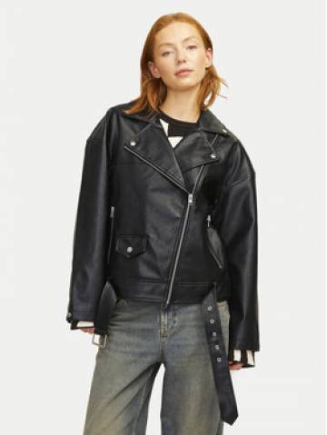 JJXX Куртка зі штучної шкіри Frida 12257725 Чорний Loose Fit JJXX Куртка зі штучної шкіри Frida 12257725 Чорний Loose Fit