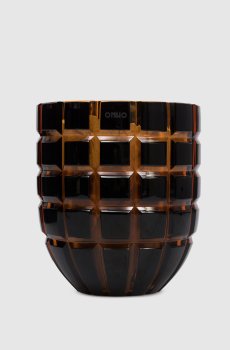 Свеча Forever M с ароматом Gold в стеклянном подсвечнике