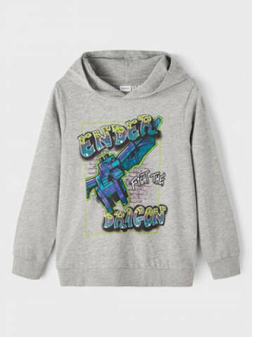 NAME IT Світшот MINECRAFT 13219920 Сірий Regular Fit