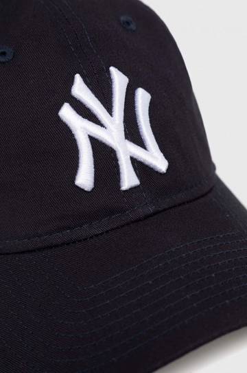 Хлопковая кепка New Era цвет синий с аппликацией NEW YORK YANKEES Хлопковая кепка New Era цвет синий с аппликацией NEW YORK YANKEES