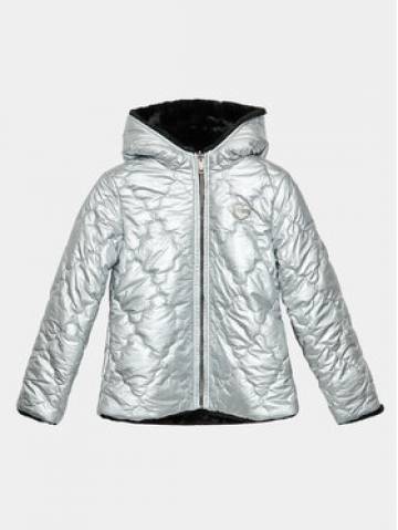 Guess Демісезонна куртка J3BL05 WEYO0 Срібний Regular Fit Guess Демісезонна куртка J3BL05 WEYO0 Срібний Regular Fit