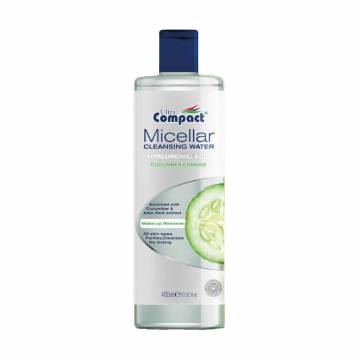 Мицеллярная вода для лица Ultra Compact Hyaluronic Acid Micellar Cleansing Water, Cucumber Concise, 400 мл