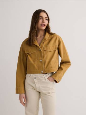 Reserved - LADIES` JACKET - гірчичний - YT697-17X Reserved - LADIES` JACKET - гірчичний - YT697-17X