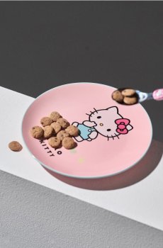 Керамічна тарілка Hello Kitty - різнобарвний