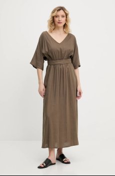 Платье с примесью шелка Answear.LAB