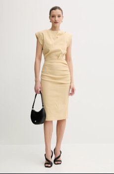 Льняное платье Pinko