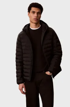 Мужская черная куртка CHANNELED Черный S Calvin Klein LV04LE520G