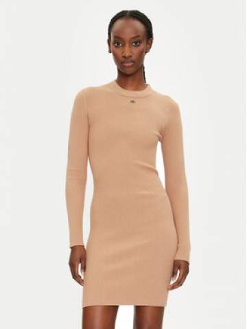 REPLAY Трикотажна сукня DK3319.000.G23370 Бежевий Slim Fit REPLAY Трикотажна сукня DK3319.000.G23370 Бежевий Slim Fit