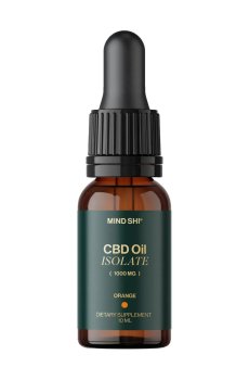 Изолят масла CBD Mind Shi CBD Oil Isolate 1000 мг, со вкусом апельсина, 10 мл
