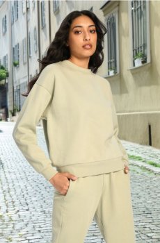 Спортивна кофта зі стійкою - блідо-зелений