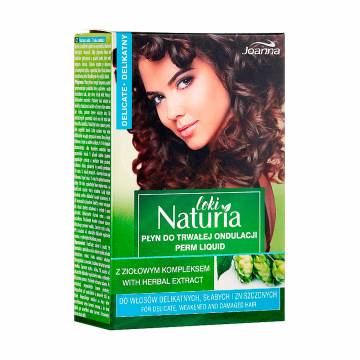 Жидкость для перманентной завивки волос Joanna Naturia Loki Delicate, 2*75 мл Жидкость для перманентной завивки волос Joanna Naturia Loki Delicate, 2*75 мл
