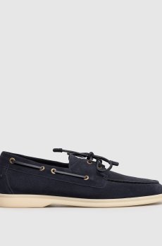 Синие замшевые топпсайдеры Sea-Sail Walk
