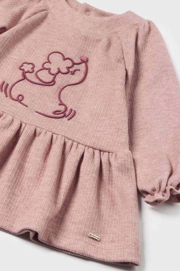 Детское платье Mayoral цвет розовый mini расклешённое 2920 Детское платье Mayoral цвет розовый mini расклешённое 2920