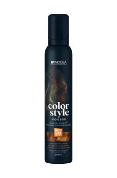 Уценка! Оттеночный мусс для укладки волос Indola Color Style Light Brown Hazel, 200 мл