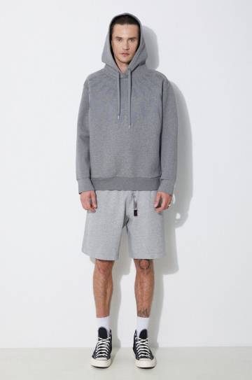Кофта Neil Barrett Fairisle Thunderbolt Sweatshirt мужская цвет серый с капюшоном с принтом MY72186A-Y506-756N Кофта Neil Barrett Fairisle Thunderbolt Sweatshirt мужская цвет серый с капюшоном с принтом MY72186A-Y506-756N