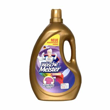 Гель для стирки Wasche Meister Color для цветных вещей, 114 стирок, 4 л