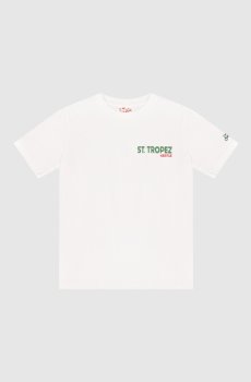 Детская белая футболка Tropez Summer
