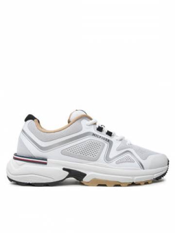 Tommy Hilfiger Снікерcи M Runner Tech Knit FM0FM05109 Білий Tommy Hilfiger Снікерcи M Runner Tech Knit FM0FM05109 Білий