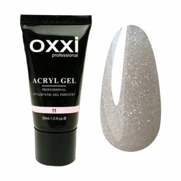 Акрил-гель для ногтей Oxxi Professional Acryl Gel 11 Светло-розовый микроблеск, 30 мл Акрил-гель для ногтей Oxxi Professional Acryl Gel 11 Светло-розовый микроблеск, 30 мл
