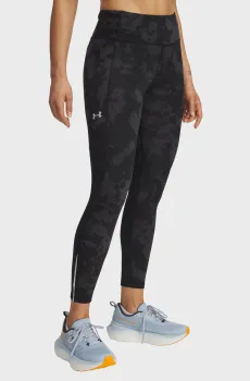 Женские темно-серые тайтсы с узором UA Launch Ankle Print Tights Серый XL Under Armour 1369772-009