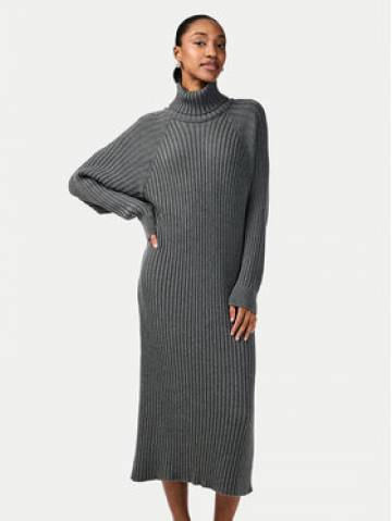 YAS Трикотажна сукня Mavi 26028660 Сірий Regular Fit YAS Трикотажна сукня Mavi 26028660 Сірий Regular Fit