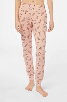 Женские бежевые брюки с узором DANNE Бежевый L Etam 6539370