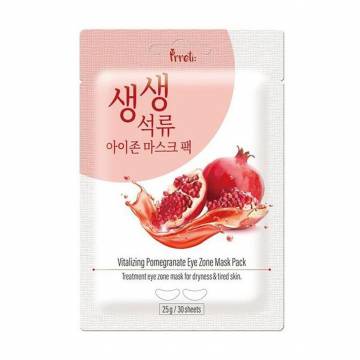 Тканевые патчи для кожи вокруг глаз Prreti Vitalizing Pomegranate Eye Zone Mask Pack, 30 шт, 25 г Тканевые патчи для кожи вокруг глаз Prreti Vitalizing Pomegranate Eye Zone Mask Pack, 30 шт, 25 г