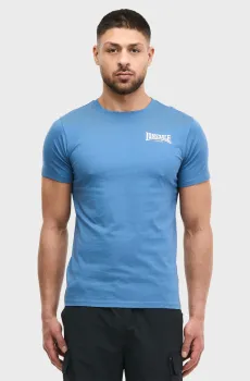 Мужская синяя футболка ELMDON Синий XXL Lonsdale 117108