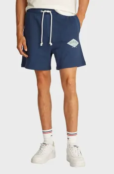 Мужские темно-синие шорты REG VARSITY GRAPHICS Синий L Tommy Jeans DM0DM20936