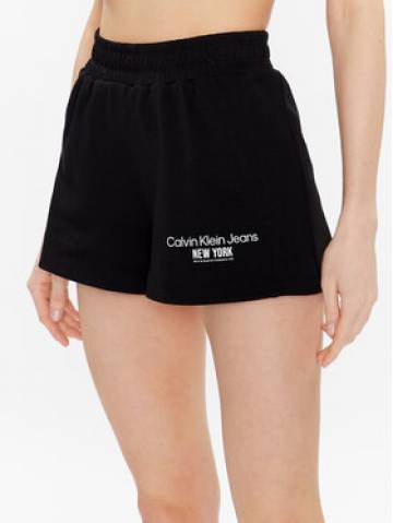 Calvin Klein Jeans Спортивні шорти J20J221054 Чорний Regular Fit Calvin Klein Jeans Спортивні шорти J20J221054 Чорний Regular Fit