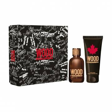 Парфюмированный набор мужской Dsquared2 Wood Pour Homme Gift Set (туалетная вода, 100 мл + гель для душа, 150 мл) Парфюмированный набор мужской Dsquared2 Wood Pour Homme Gift Set (туалетная вода, 100 мл + гель для душа, 150 мл)