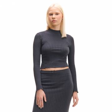 Cropp - Джемпер з довгим рукавом - темно-сірий Cropp - Джемпер з довгим рукавом - темно-сірий