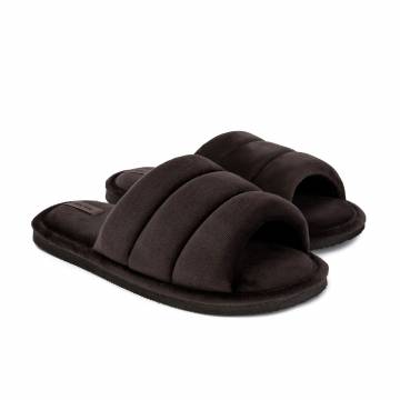 Женские домашние тапочки Twins HS-VL плюшевые, с прошивкой, Chocolate, размер 36-37 (24 см) Женские домашние тапочки Twins HS-VL плюшевые, с прошивкой, Chocolate, размер 36-37 (24 см)