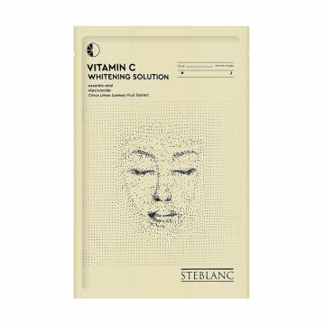 Осветляющая тканевая маска для лица Steblanc с витамином С, 25 г Осветляющая тканевая маска для лица Steblanc с витамином С, 25 г