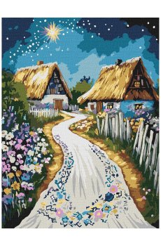 Картина по номерам Ideyka Хижина, 30*40 см (KHO5161)