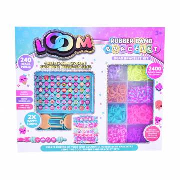 Детский игровой набор Shantou Резиночки для плетения, от 3 лет, 2400 элементов (16502)