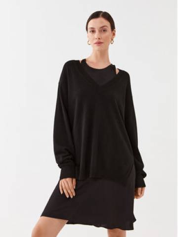 TWINSET Повсякденна сукня Abito 232TP3211 Чорний Regular Fit TWINSET Повсякденна сукня Abito 232TP3211 Чорний Regular Fit