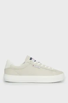 Женские бежевые кожаные сникерcы TJW CUPSOLE SNEAKER ESS Бежевый 36 Tommy Jeans EN0EN02508