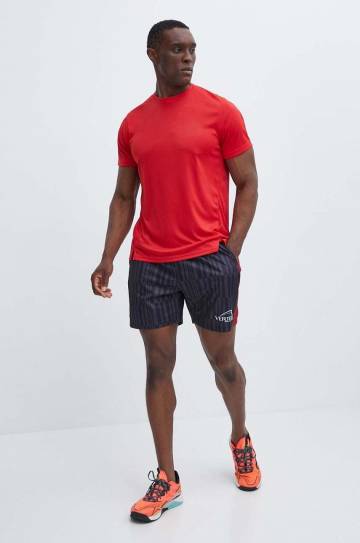 Футболка для бега Fila Thionville цвет красный однотонная FAM0639 Футболка для бега Fila Thionville цвет красный однотонная FAM0639