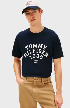 Мужская темно-синяя футболка ARCH TEE Синий XXL Tommy Hilfiger MW0MW41470