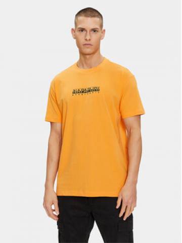 Napapijri Футболка NP0A4H8S Жовтий Regular Fit Napapijri Футболка NP0A4H8S Жовтий Regular Fit