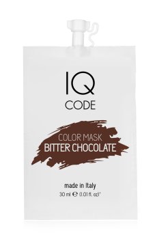 Тонирующая маска для волос IQ code Color Mask Горький шоколад (Bitter Chocolate), 30 мл