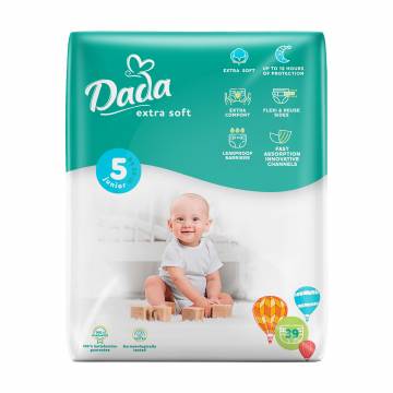Подгузники Dada Extra Soft размер 5 (11-25 кг), 39 шт Подгузники Dada Extra Soft размер 5 (11-25 кг), 39 шт
