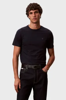 Мужская темно-синяя футболка SS SLIM Синий L Calvin Klein LV04LC240G